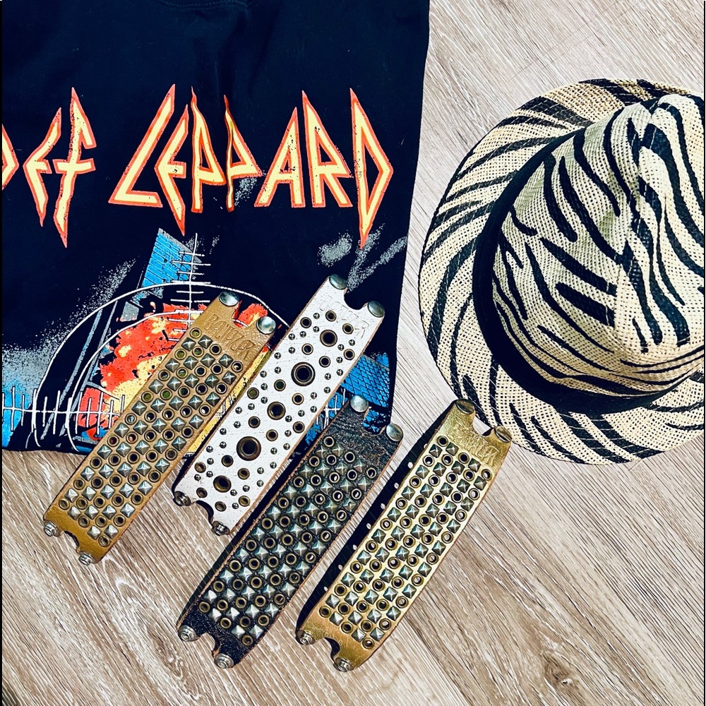 BALTAZAR leather cuff bracelets RARE FIND - Picture 6 of 7